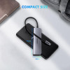   USB-хаб UGREEN CM251 5-in-2 Dual USB Type-C to 3x USB 3.0 + HDMI + USB Type-C Multifunction Adapter Space Gray (60559)