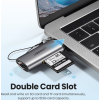 Кардрідер UGREEN CM184 SwiftCard USB-C 3.1 Card Reader for SD/TF Gray