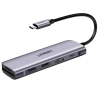 USB-C хаб UGREEN 70411 6-in-1 Dock Station (HDMI, 2×USB 3.0, SD/TF, PD 100W)