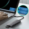 USB-C хаб UGREEN 70411 6-in-1 Dock Station (HDMI, 2×USB 3.0, SD/TF, PD 100W)