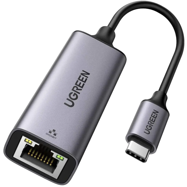 Ведущий сетевой адаптер UGREEN CM199 USB C-RJ45 Ethernet Thunderbolt 3