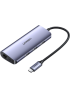 USB-хаб Ugreen CM252 USB Type-C to 3xUSB 3.0 HUB + Gigabit Converter Grey