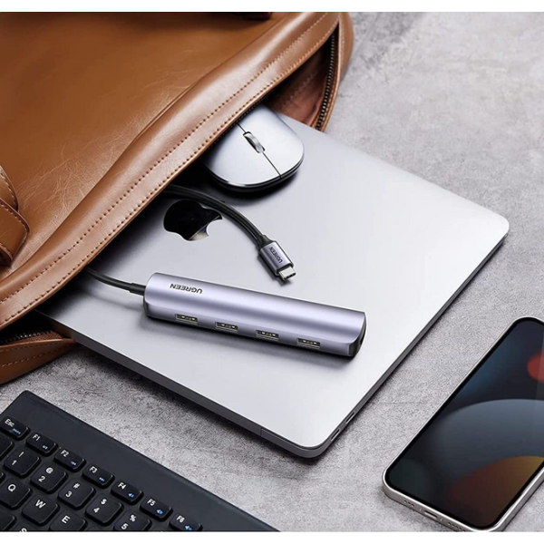 USB-хаб UGREEN CM417 (USB-C to 4xUSB 3.0 + HDMI Adapter)