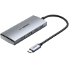 USB-хаб Ugreen CM480 USB-C to 2×USB 3.2+2×USB-C Adapter 10G