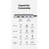 USB-хаб Ugreen CM480 USB-C to 2×USB 3.2+2×USB-C Adapter 10G