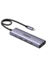 USB-хаб UGREEN CM511 5-в-1 USB-C → 3×USB 3.0, HDMI 4K@30Hz, Space Grey (15596)