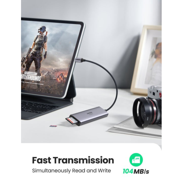USB-хаб UGREEN CM511 6-in-1 USB Type-C (60383)