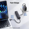 USB-хаб UGREEN CM512 USB-C 7-в-1 з HDMI, 2xUSB 3.2, USB-C, RJ45 та PD 100W Space Grey (45000)