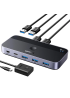 Спліттер UGREEN CM662 USB 3.0 Sharing Switch 2 в 4 Out Black