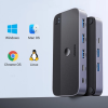Спліттер UGREEN CM662 USB 3.0 Sharing Switch 2 в 4 Out Black