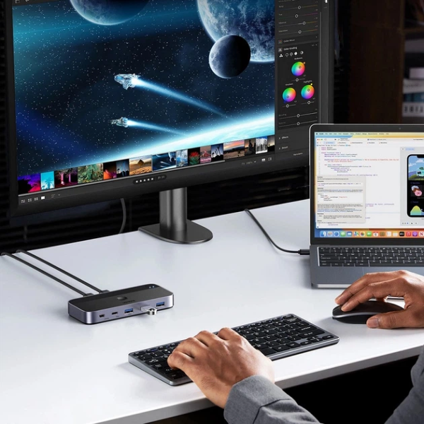 Спліттер UGREEN CM662 USB 3.0 Sharing Switch 2 в 4 Out Black