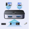 Спліттер UGREEN CM757 USB 3.0 Sharing Switch 2 In 2 Out Black