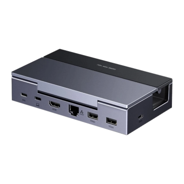 Док-станція UGREEN Steam Deck Dock 6-in-1 USB-C Hub (CM800, Dark Grey)
