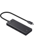USB-хаб UGREEN CM806 USB-C 4-в-1 (2×USB-A + 2×USB-C) 10Gbps, Black (35583)