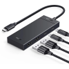 USB-хаб UGREEN CM806 USB-C 4-в-1 (2×USB-A + 2×USB-C) 10Gbps, Black (35583)