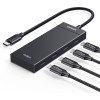 USB-хаб Ugreen CM806 USB-C to 4xUSB-C 3.2 Gen2 10Gbps Black (35584)