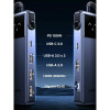 USB-хаб UGREEN CM888 7-в-1 USB-C to 3xUSB, 1xUSB-C, HDMI, RJ-45, PD 100W (45155)