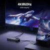 Концентратор UGREEN CM888 Uno 6-в-1 USB-C HUB з HDMI 4K@60Hz, PD100W, USB3.2 10Gbps, адаптер-розгалужувач для MacBook / ноутбука – Space Gray