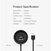 USB-хаб UGREEN CR106 USB 2.0 Hub 4 порти 1м Black