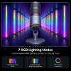 Мікрофон настільний UGREEN CM769 Desktop RGB 24-bit/96kHz ANS USB Black Grey