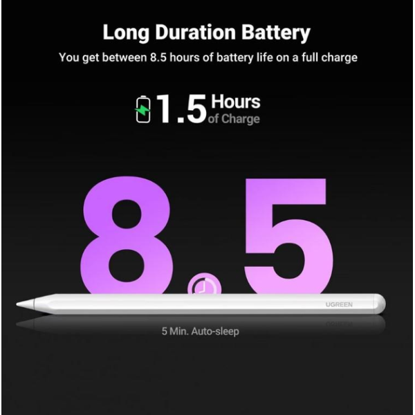 Стилус UGREEN LP653 Smart Stylus Pen for iPad Magnetic Charging White