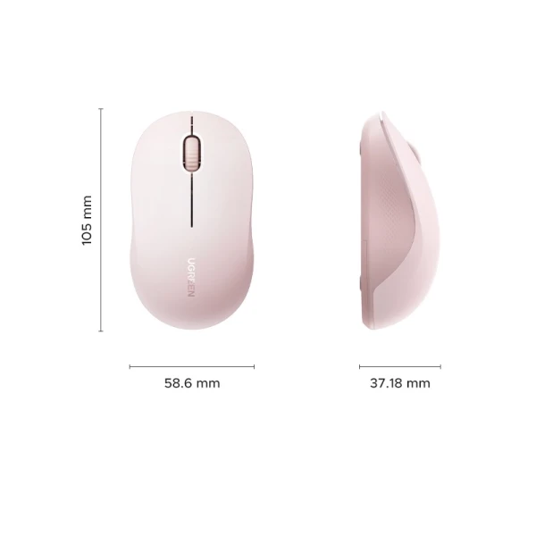 Маніпулятор миша бездротова UGREEN M331 Multi-mode Wireless Mouse Grey