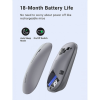 Бездротова тиха миша UGREEN MU001 Portable Wireless Mouse, 2.4G, 4000 DPI, Black/Grey