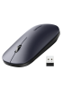 Бездротова тиха миша UGREEN MU001 Portable Wireless Mouse, 2.4G, 4000 DPI, Black/Grey