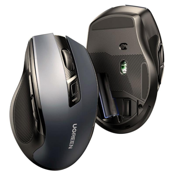 Бездротова миша UGREEN MU006 Ergonomic Wireless Mouse 2.4G & Bluetooth (90855)