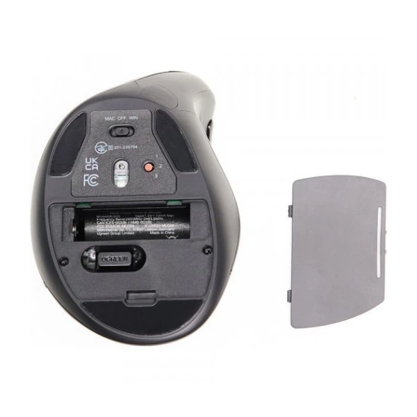 Бездротова вертикальна миша UGREEN MU008 2.4GHz 4000 DPI (Black)