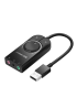 Зовнішня звукова карта Ugreen CM129 USB 2.0 з регулятором гучності (15 см)