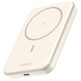 Магнітний павербанк UGREEN 5000mAh 15W PD MagSafe для iPhone, White