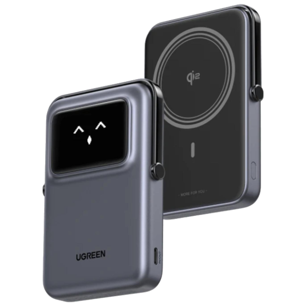 Магнітний павербанк UGREEN Uno Qi2 10000mAh 20W Black/Purple