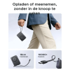 Магнітний павербанк UGREEN MagSafe 20000mAh Qi2 30W (Magnetic Wireless 15W, Built-in USB-C Cable, Black)