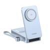 Магнітний павербанк UGREEN MagFlow Qi2 20000mAh 100W PD з вбудованим USB-C кабелем, Blue