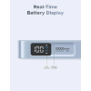 Магнітний повербанк UGREEN MagFlow 10 000mAh Qi2 25W з дисплеєм та вбудованим USB-C кабелем