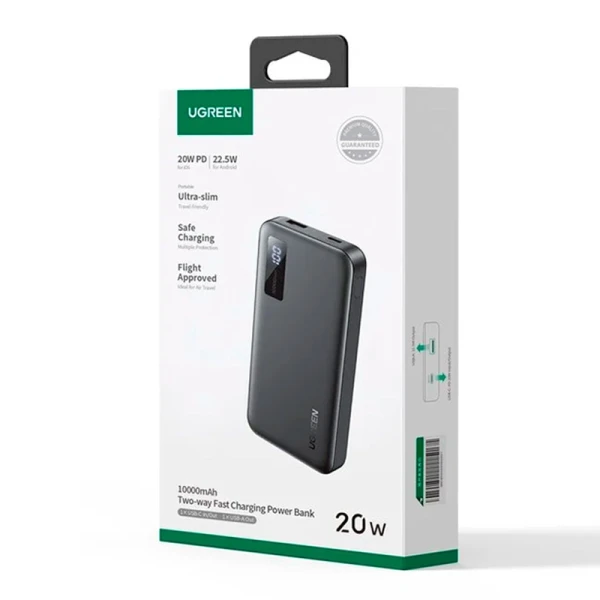 Зовнішній акумулятор UGREEN PB311 10000mAh Mini Quick Charging 20W