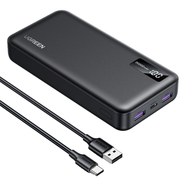 Зовнішній акумулятор UGREEN PB312 20000mAh PD 20W