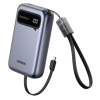 Павербанк Ugreen PB525 Power Bank 20000mAh 22.5W з вбудованим кабелем USB-C — Black
