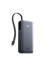 Павербанк UGREEN Nexode PB536 20000mAh 45W з вбудованим USB-C кабелем та дисплеєм