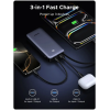Павербанк UGREEN Nexode PB536 20000mAh 45W з вбудованим USB-C кабелем та дисплеєм