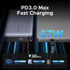 Павербанк UGREEN PB550 20000mAh 67W зі вбудованим кабелем Type-C та підтримкою UFCS