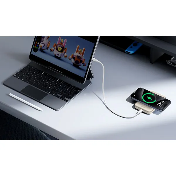 Мобільна батарея UGREEN PB561 10000mAh 20W Magnetic Wireless Beige