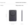 Магнітний павербанк UGREEN MagFlow Ultra-Slim 5000mAh Qi2 MagSafe Magnetic Power Bank 20W 8.6mm (Black)