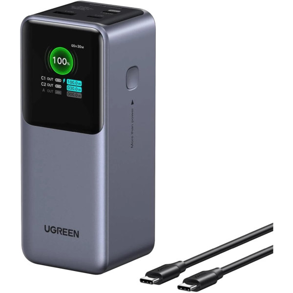 Повербанк UGREEN Nexode PB721 20000mAh 130W (з дисплеєм)