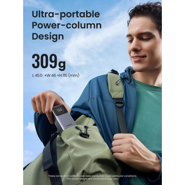 Повербанк UGREEN Nexode PB724 12000mAh 100W Gray