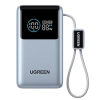 Павербанк UGREEN Nexode PB727 10 000 mAh 55W з вбудованим USB-C кабелем