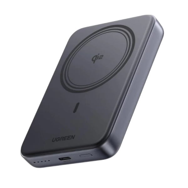 Павербанк UGREEN PB763 10000mAh 20W з MagSafe та USB-C швидкою зарядкою – Black