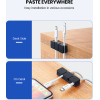 Органайзер для кабелів Ugreen LP208 Cable Holder Clips Black