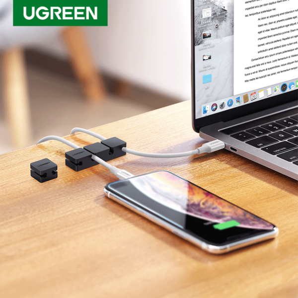 Органайзер для кабелів Ugreen LP208 Cable Holder Clips Black